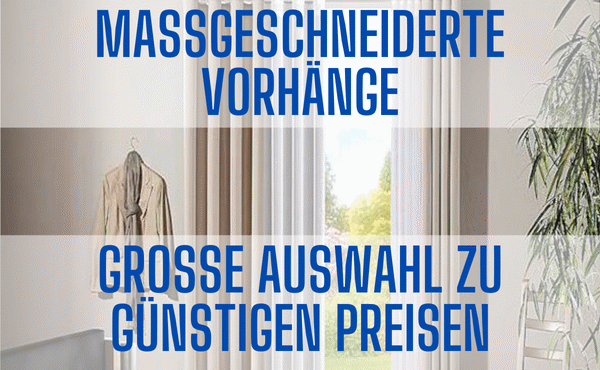 Massgeschneiderte Vorhänge nach Mass